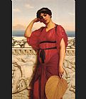 A Classical Lady by John William Godward